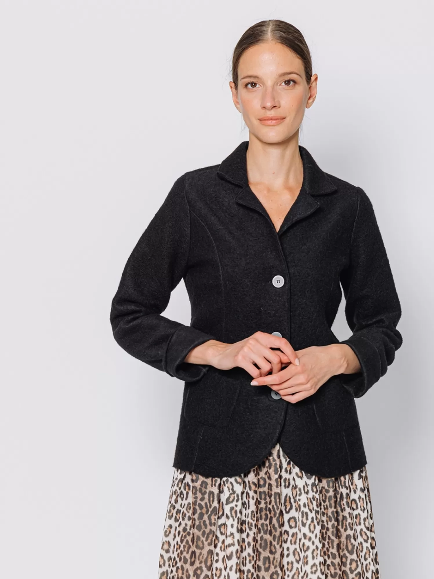 Blazer In Lana Cotta | Martino Midali Cheap