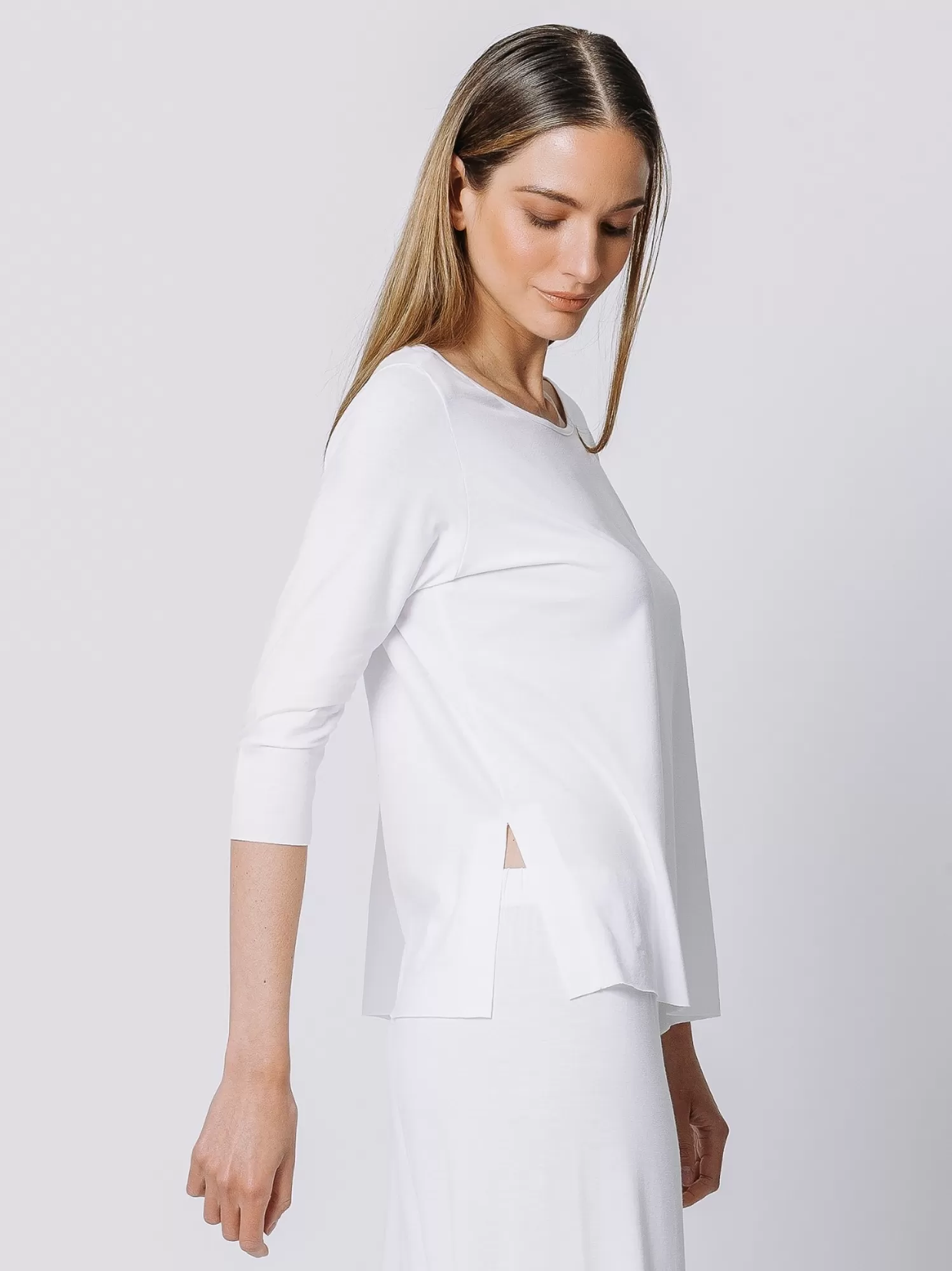 Boxy T-Shirt Bianca | Martino Midali Fashion