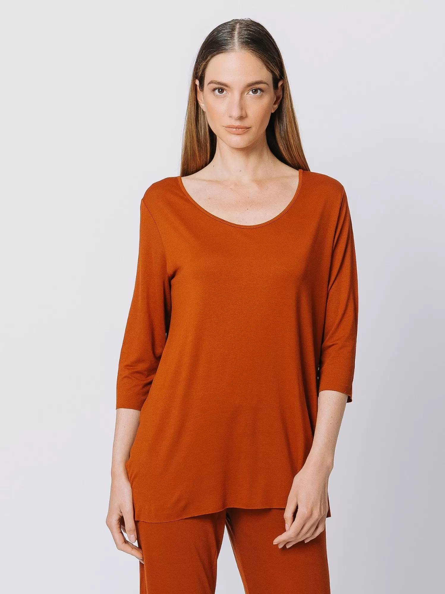 Boxy T-Shirt Lunga Rame | Martino Midali Online