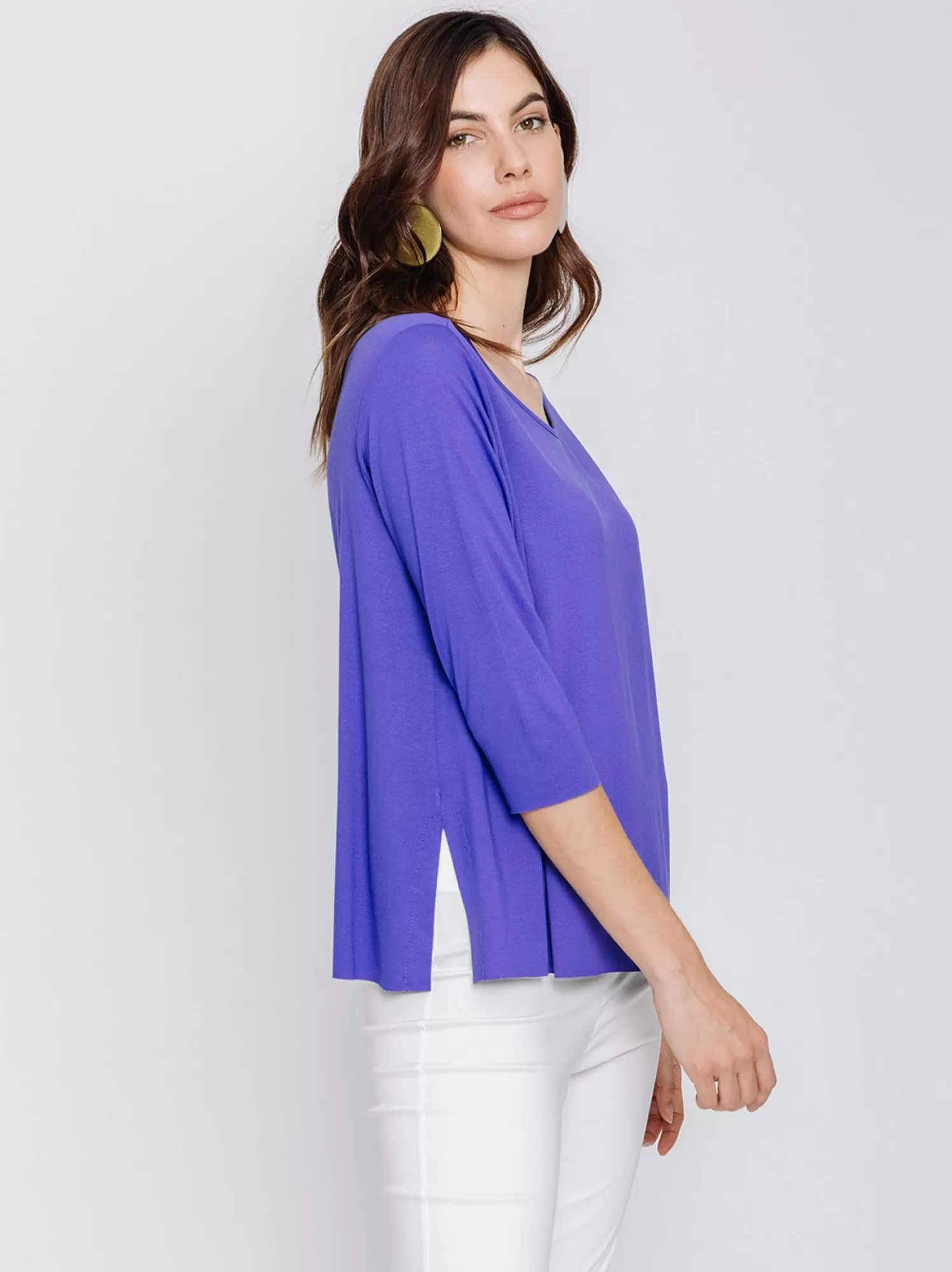 Boxy T-Shirt Viola | Martino Midali Hot