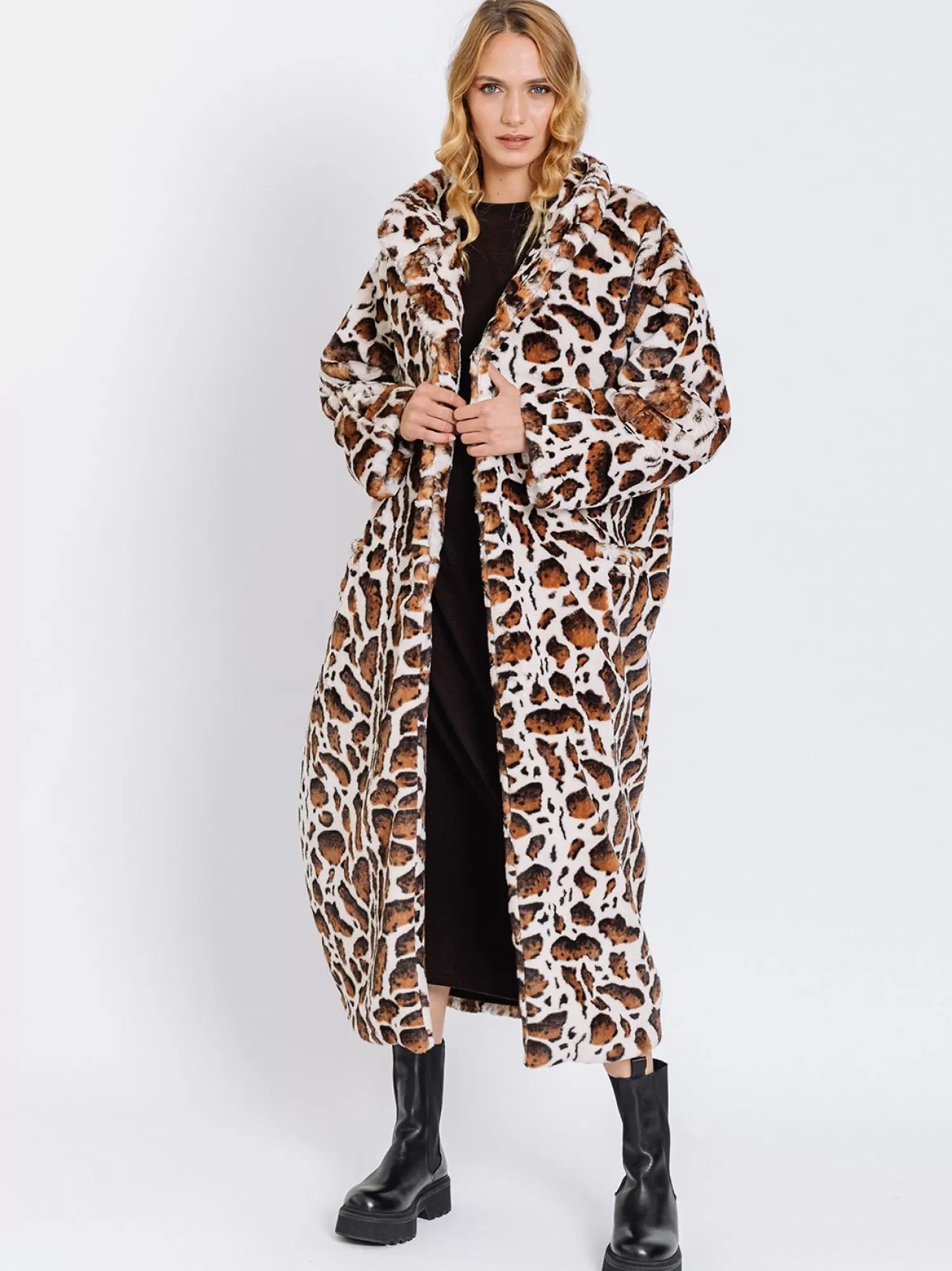 Cappotto In Ecofur Maculato | Martino Midali Clearance