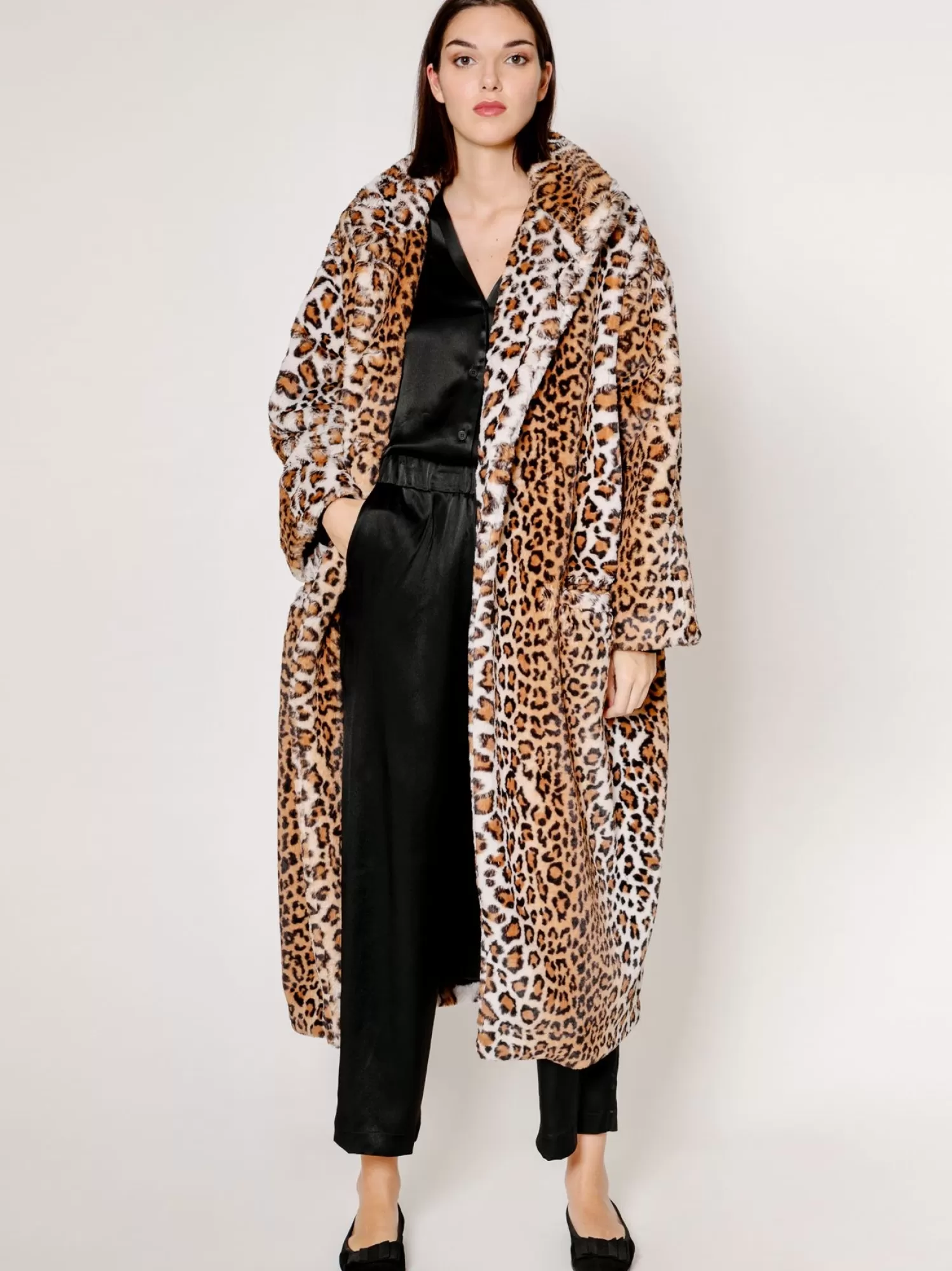 Cappotto In Ecofur Maculato | Martino Midali Discount