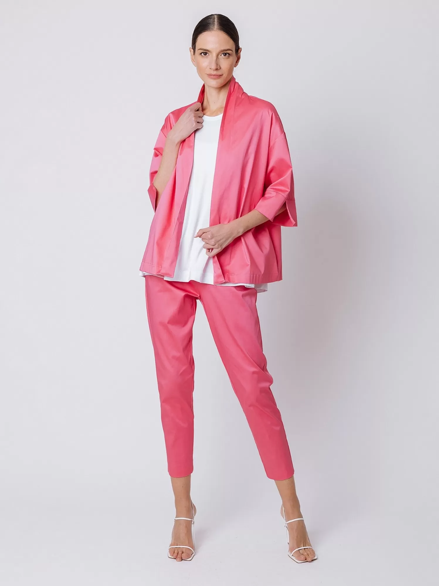 Giacca Kimono Satin | Martino Midali Store