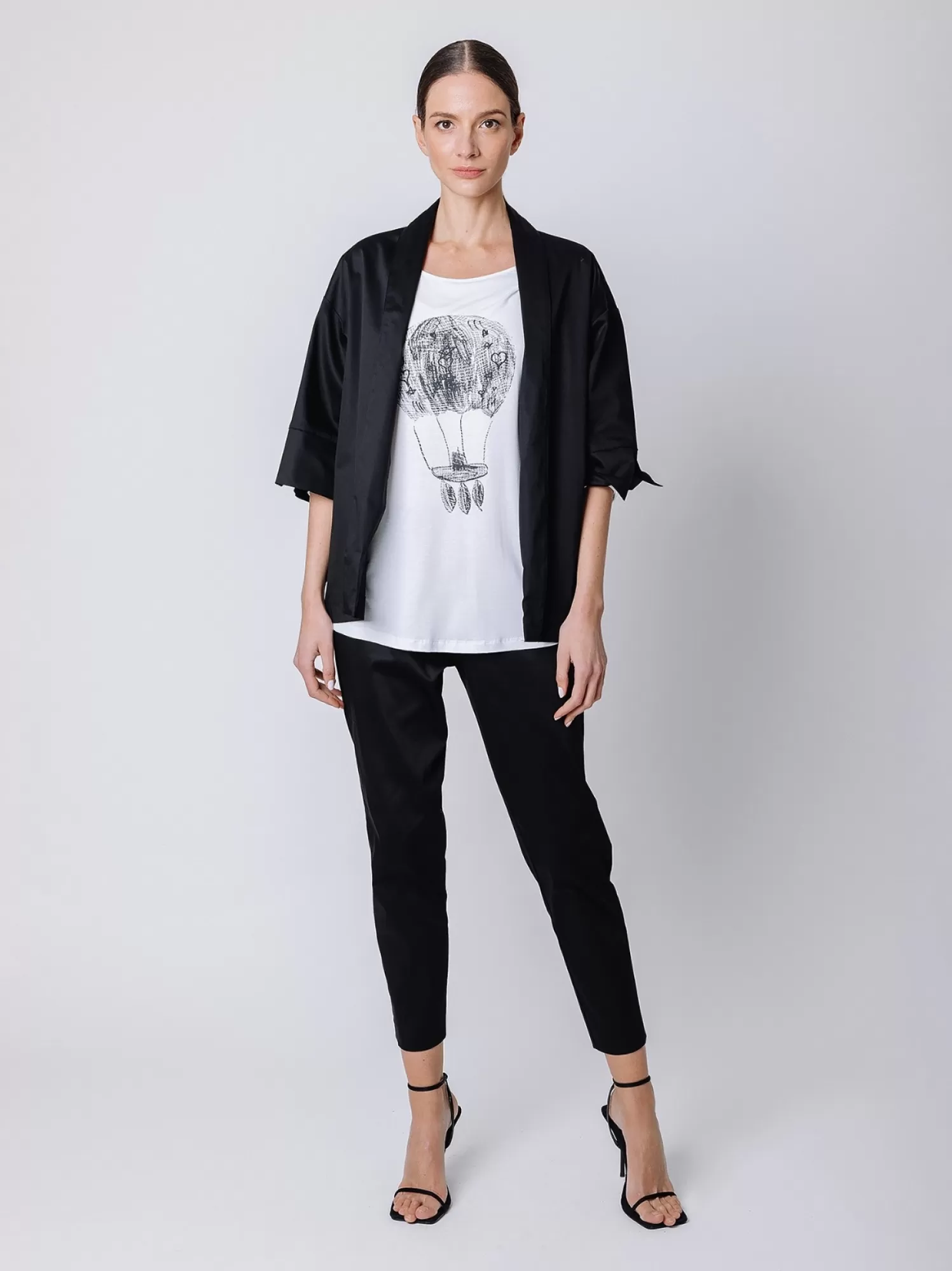 Giacca Kimono Satin | Martino Midali Flash Sale