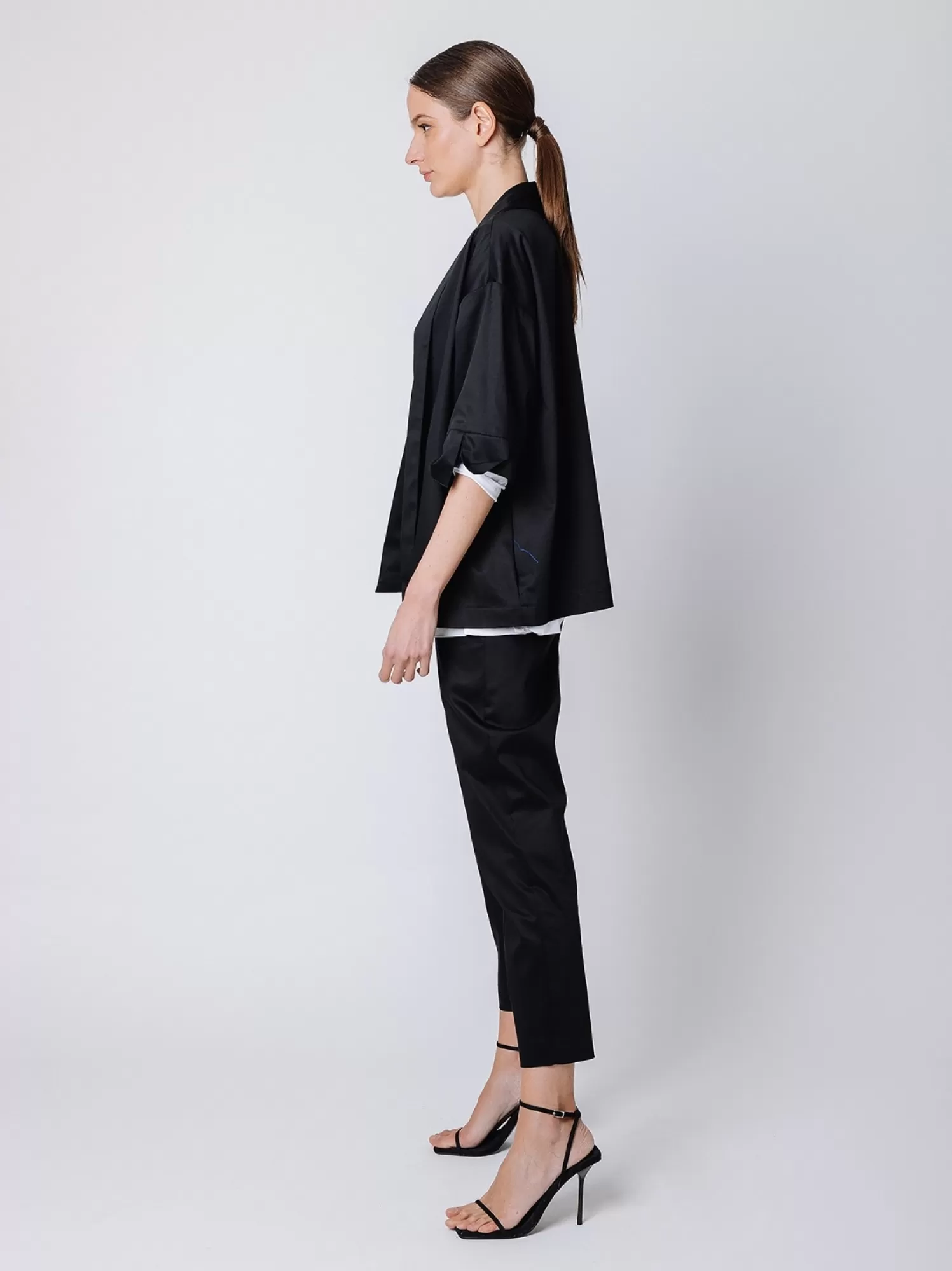 Giacca Kimono Satin | Martino Midali Flash Sale