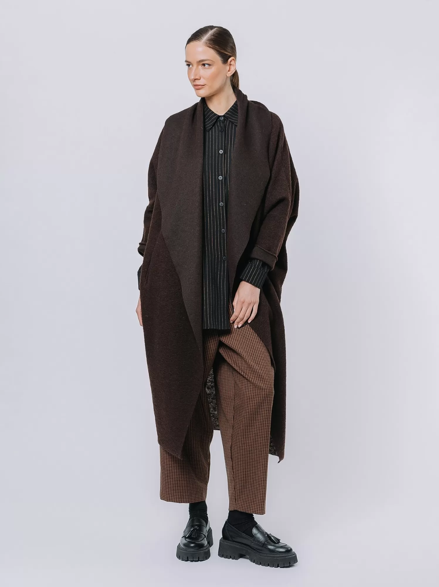 Maxi Cardigan In Lana Cotta | Martino Midali Sale