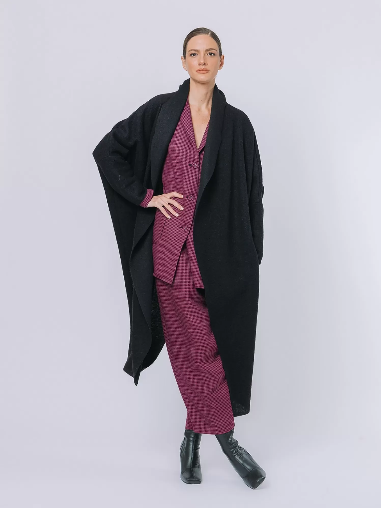 Maxi Cardigan In Lana Cotta | Martino Midali Best