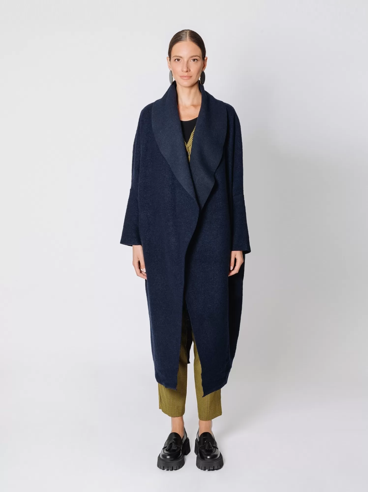 Maxi Cardigan In Lana Cotta | Martino Midali Outlet