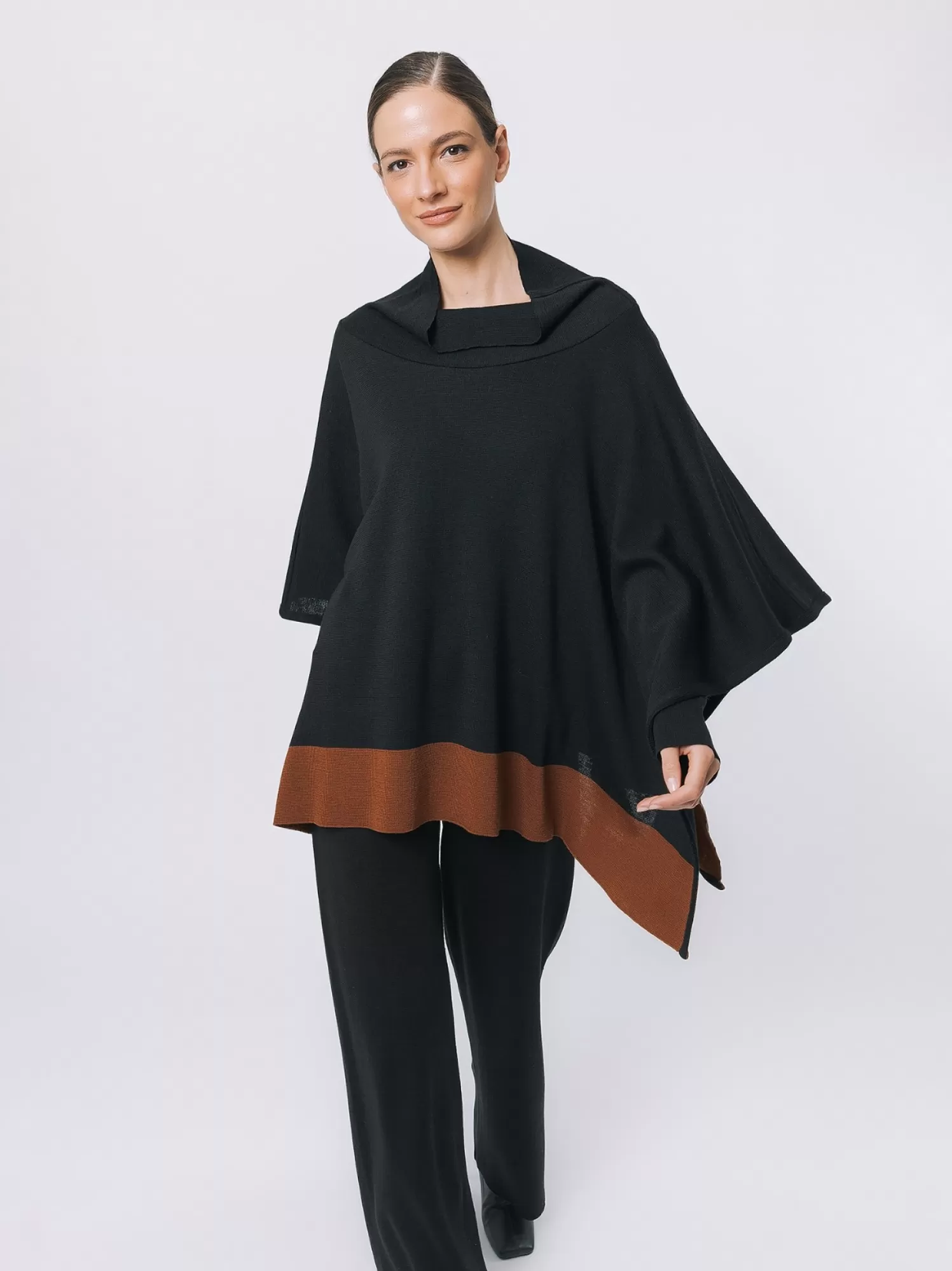 Maxi Poncho In Maglia | Martino Midali Outlet