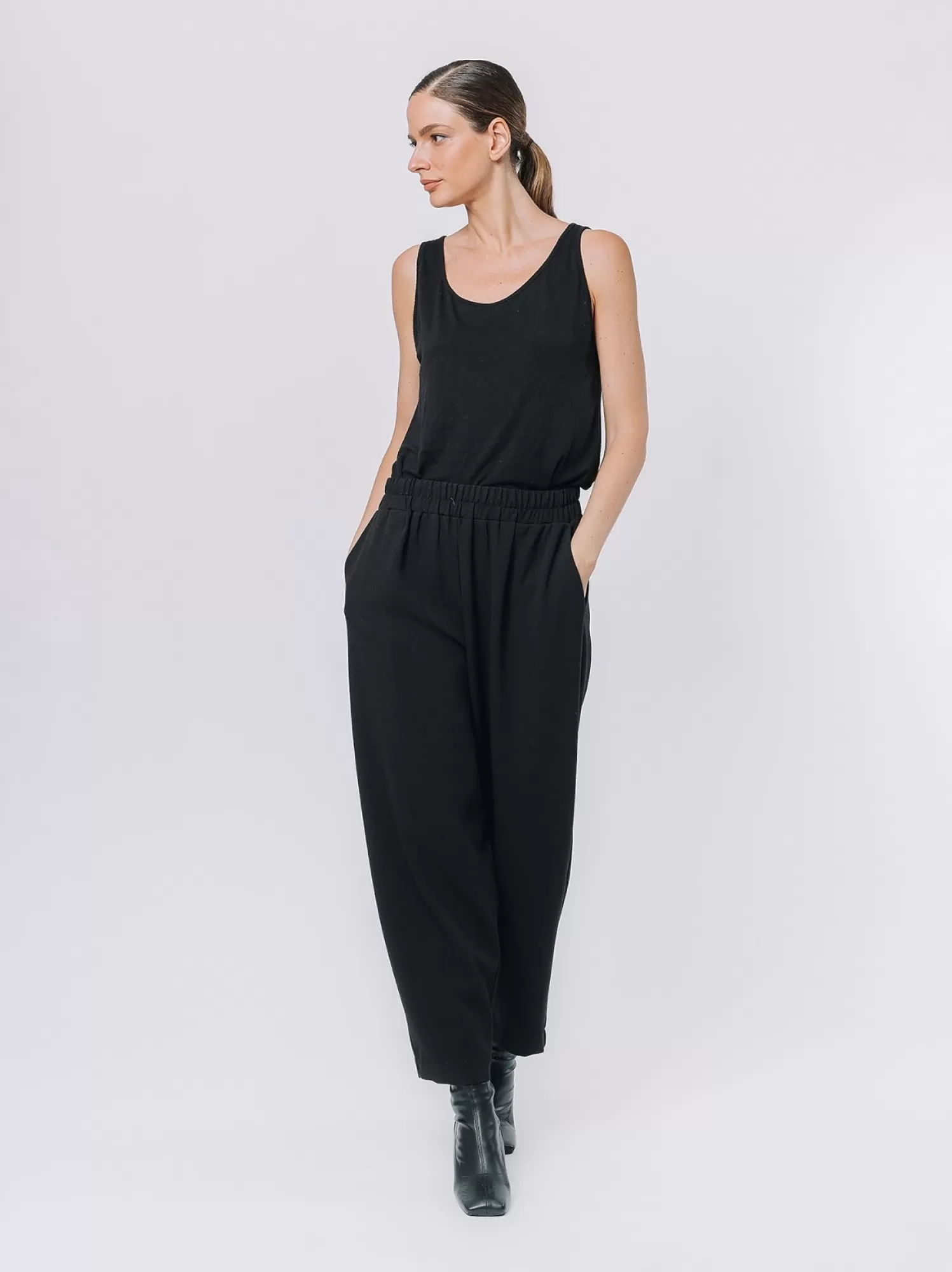 Pantalone Gaucho In Crepe | Martino Midali Best Sale