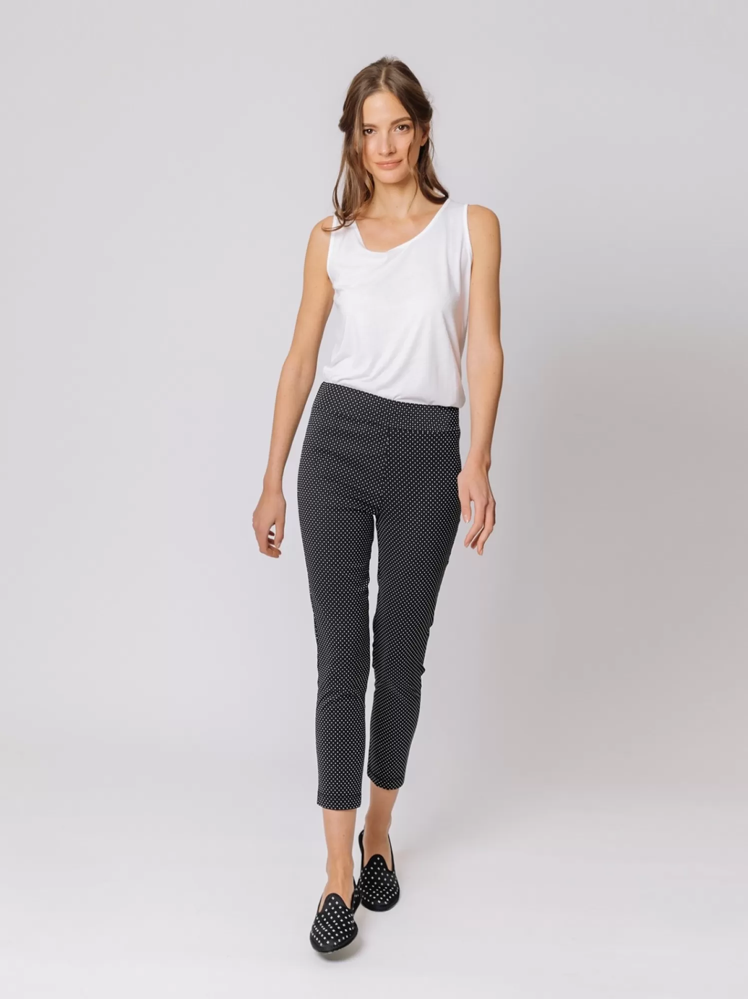 Pantalone Skinny Micro Pois | Martino Midali Shop