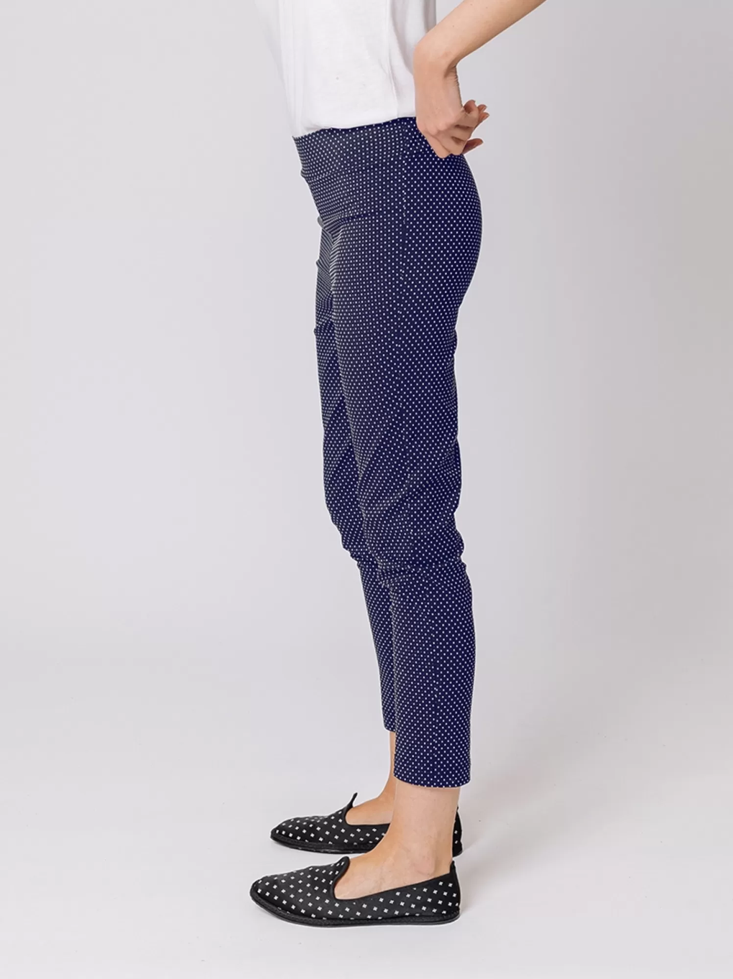 Pantalone Skinny Micro Pois | Martino Midali New