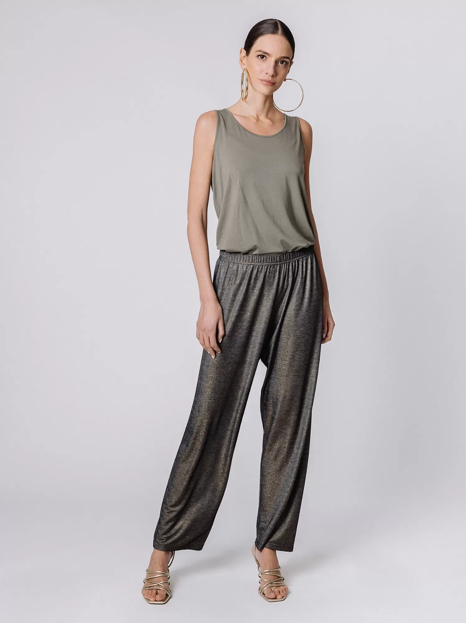 Pantaloni In Jersey Lurex | Martino Midali Flash Sale