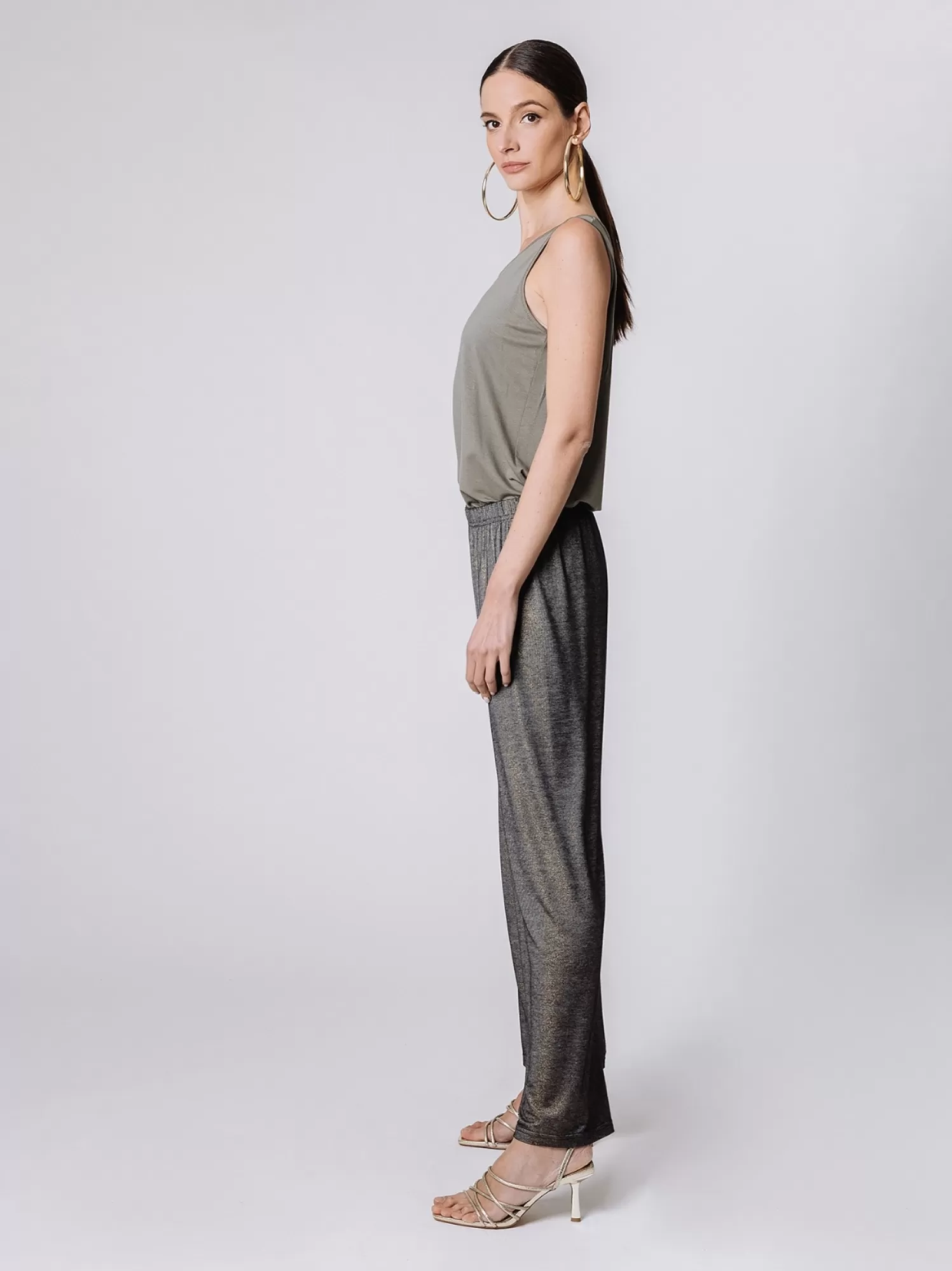 Pantaloni In Jersey Lurex | Martino Midali Flash Sale