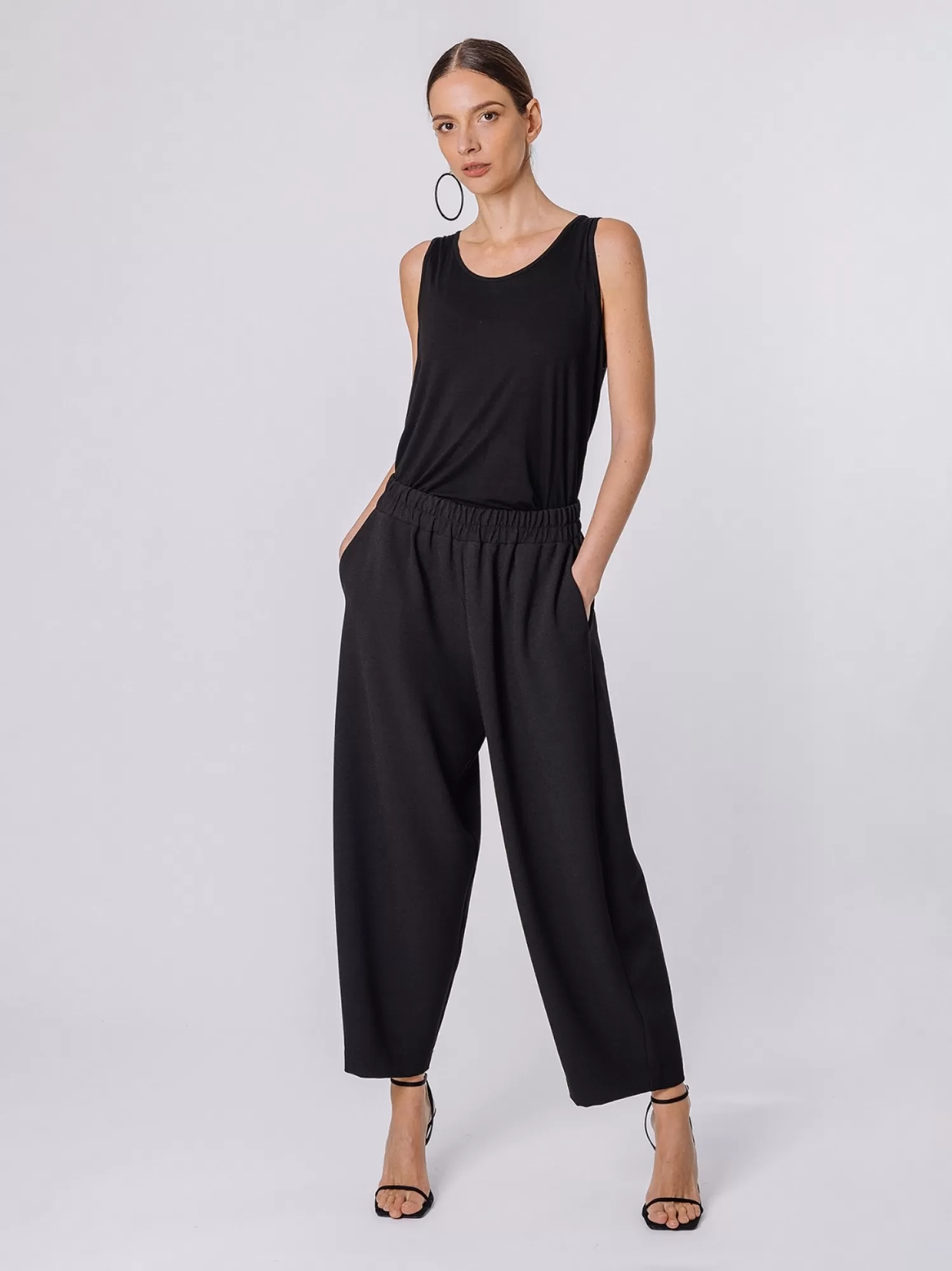 Pantaloni Morbidi In Crepe Stretch | Martino Midali Online