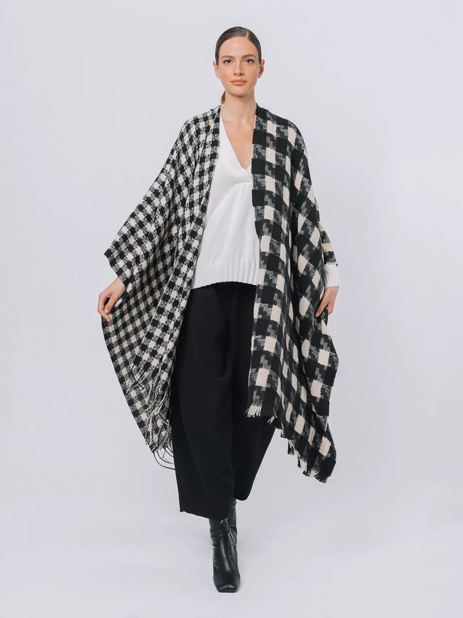 Poncho Double Layer | Martino Midali Cheap